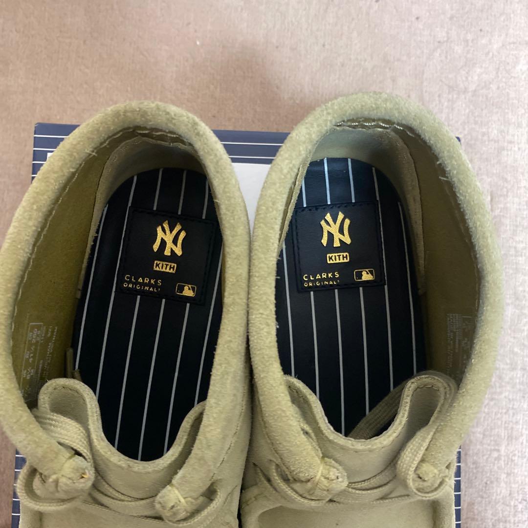 靴 clarks wallabee kith yankees MLB
