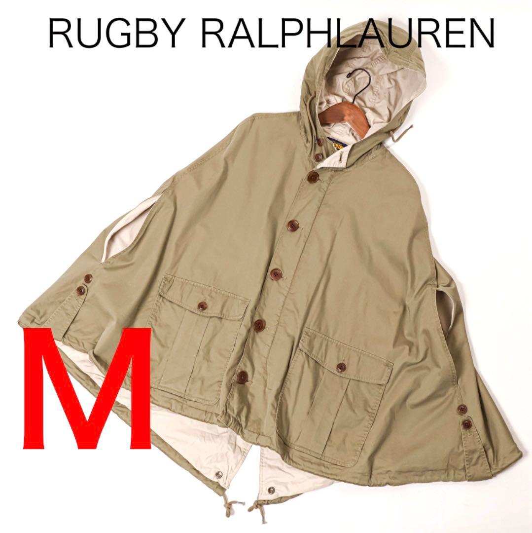 H443-50◾️ラクビーラルフローレン　ミリタリーポンチョ