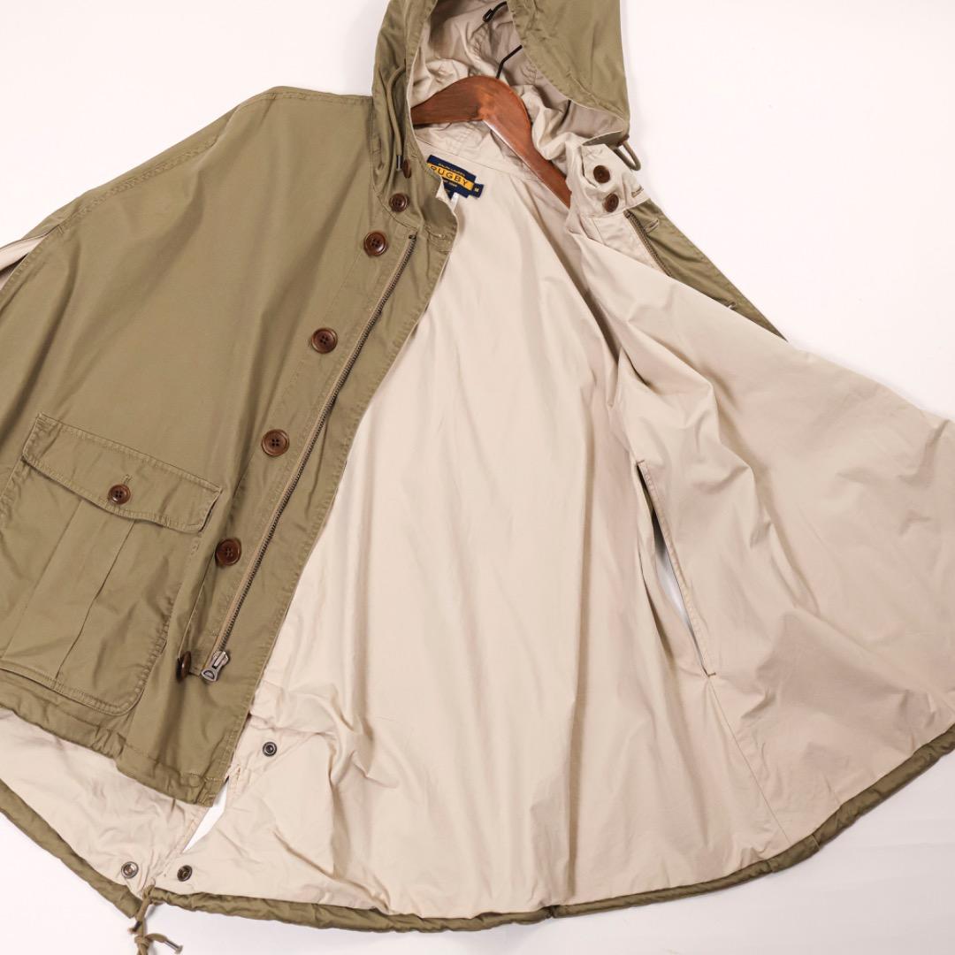 H443-50◾️ラクビーラルフローレン　ミリタリーポンチョ