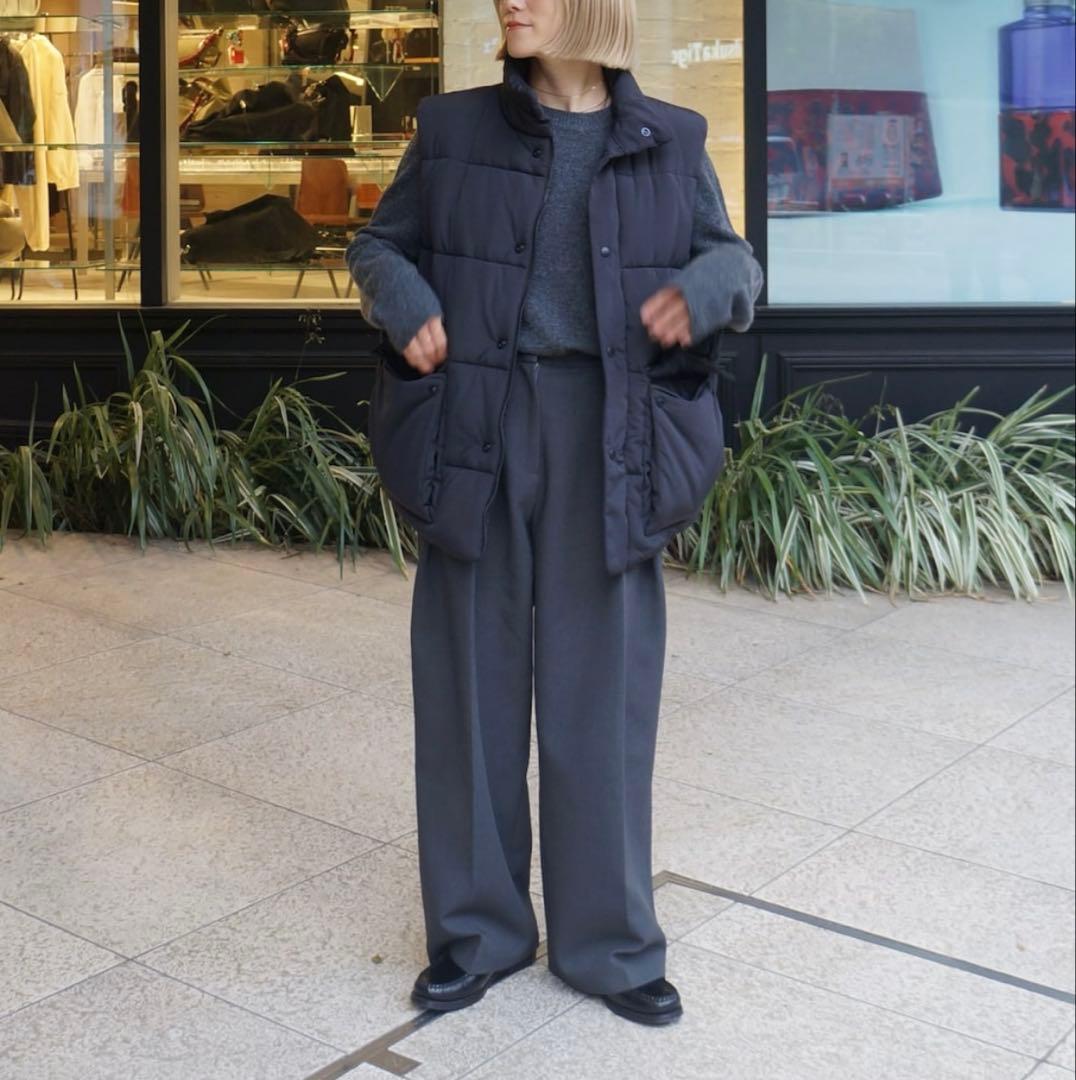 LA PEAU DE GEM ボンバーベスト　ブラック