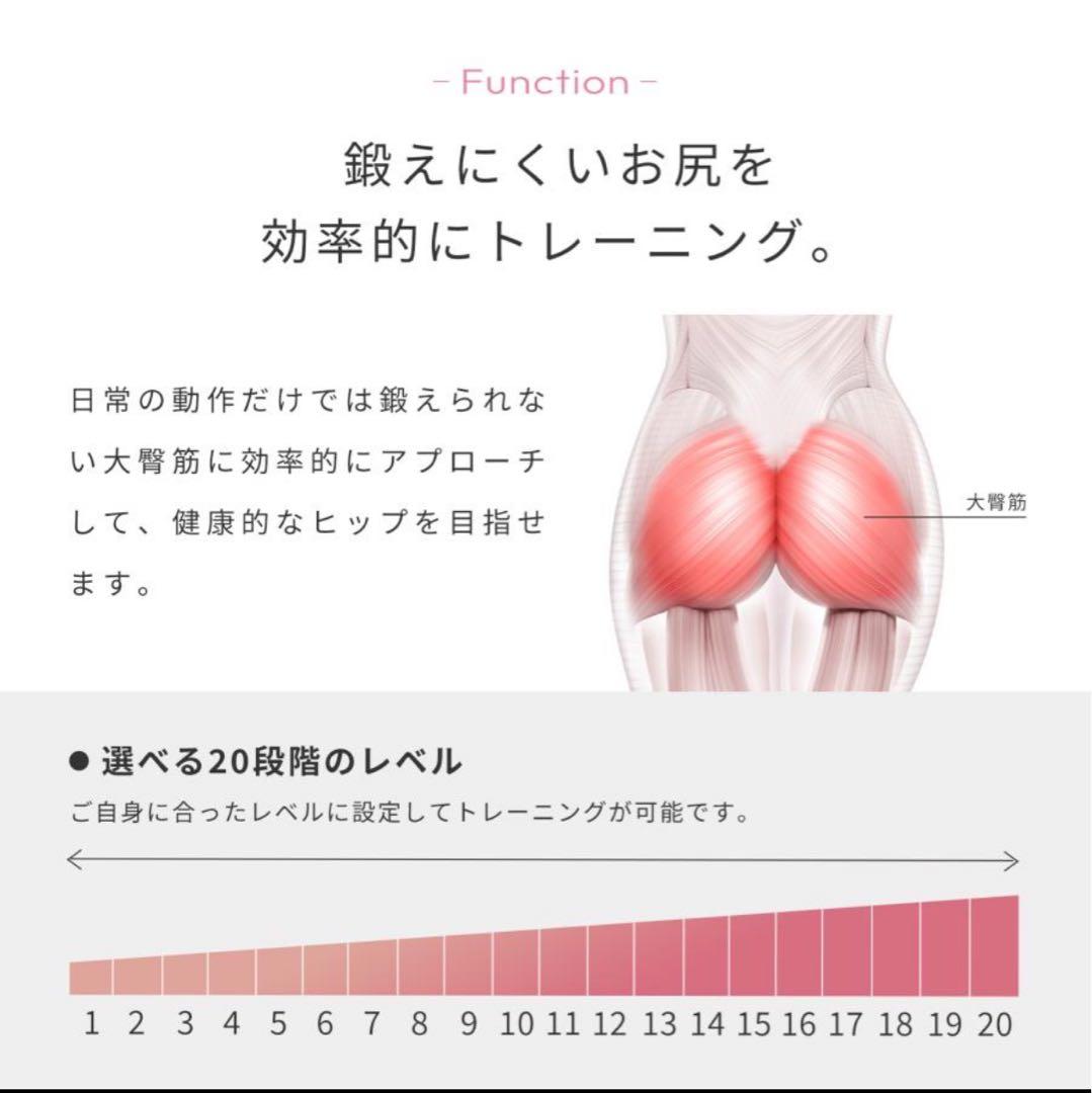 シックスパッド ヒップフィット LL グレー +専用コントローラ(送料込)