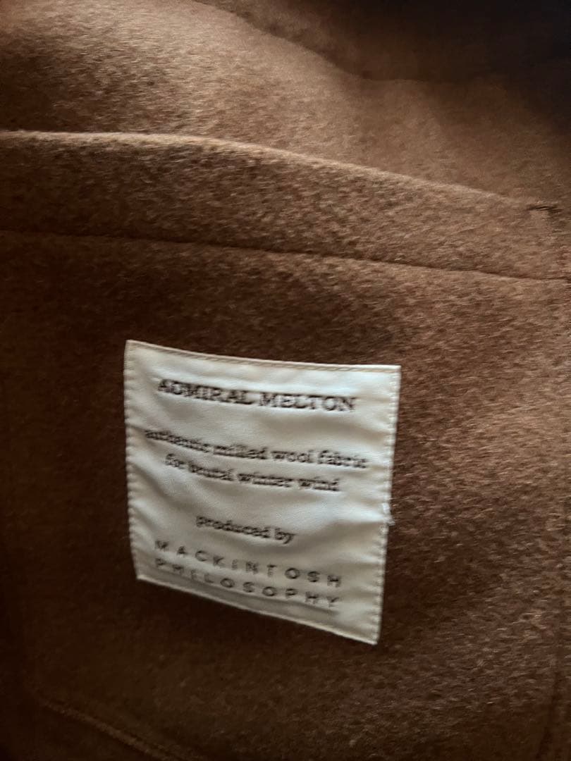 MACKINTOSH PHILOSOPHY ダッフルコート キャメル 40