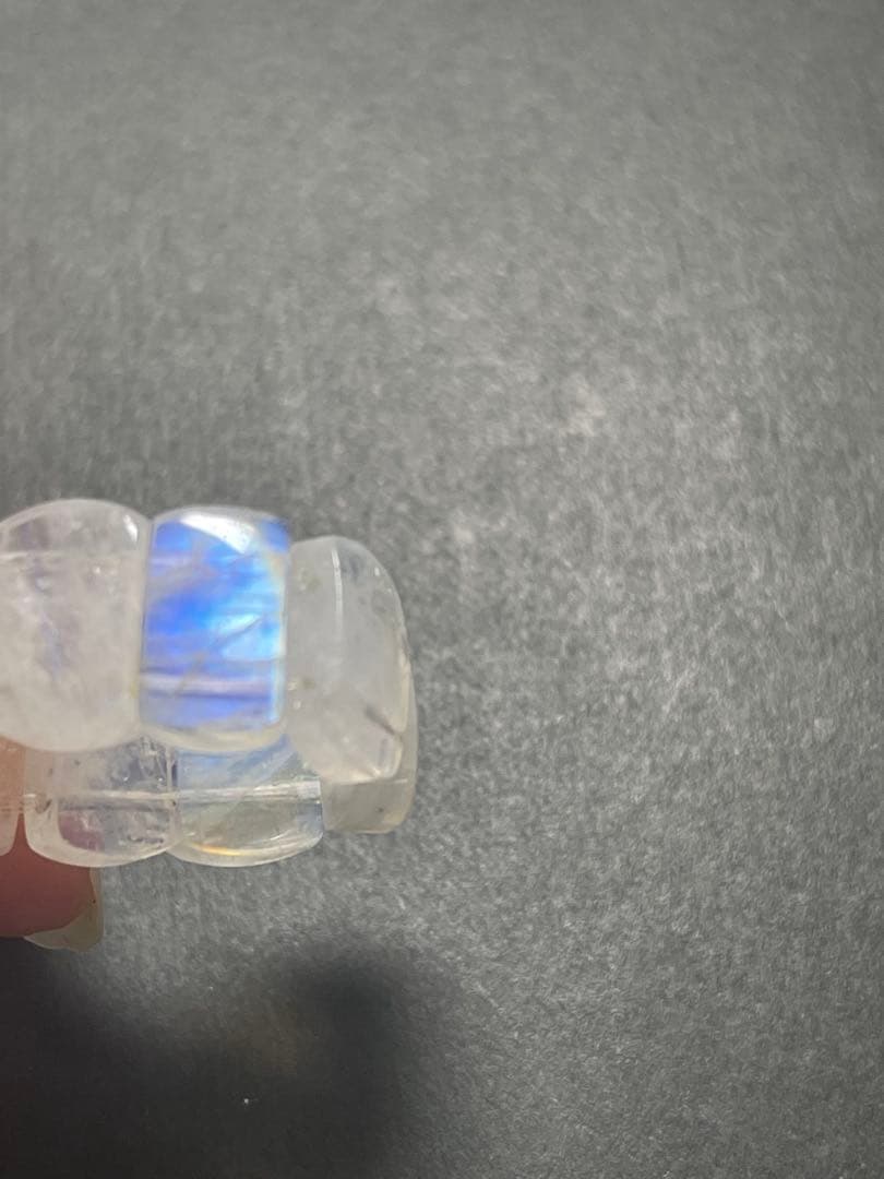 野菜組様　ムーンストーン　バングル　天然石　パワーストーン　ブレスレット