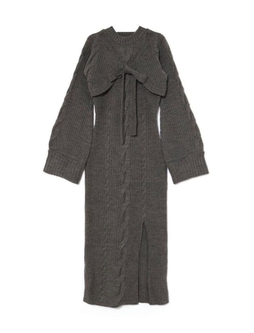 ワンピース andmary / Carmen knit set dress