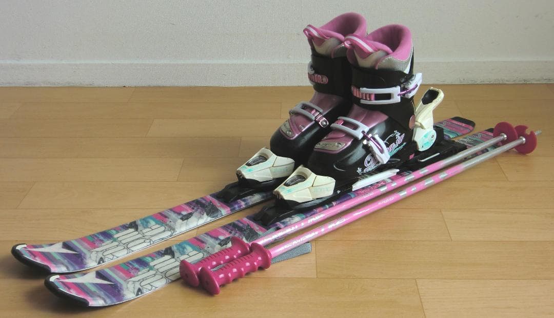 ■■11月限定■送料無料■ATOMIC■子供用スキー4点セット■100/20■■