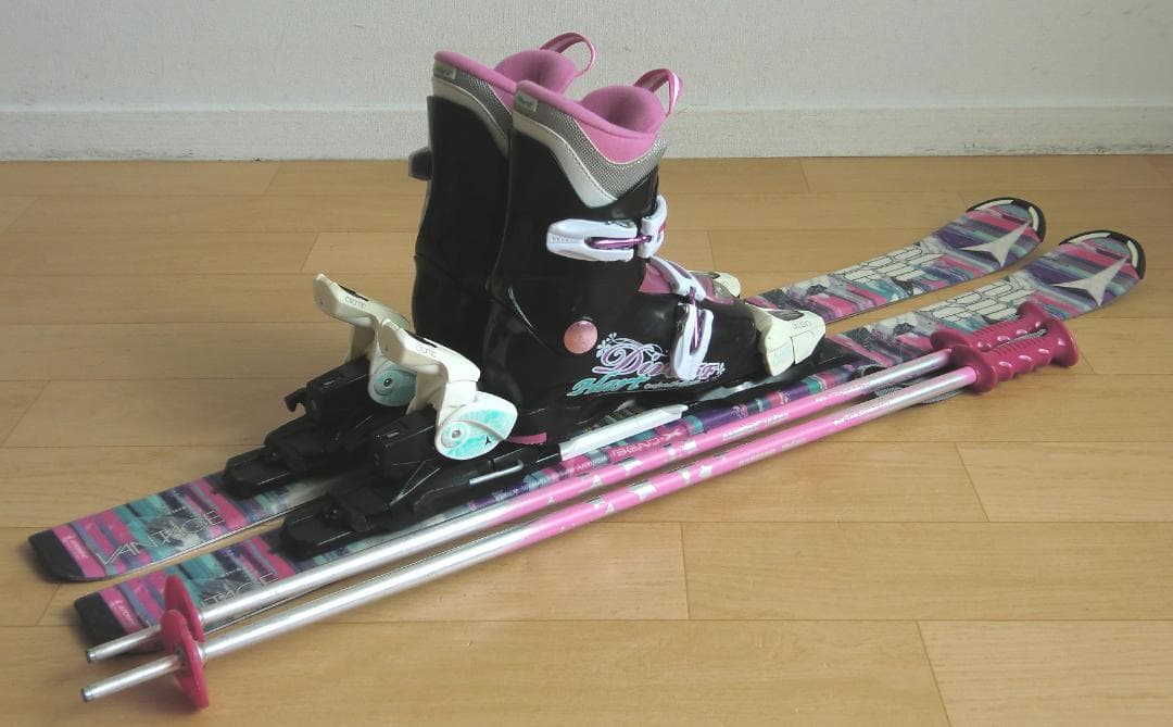 ■■11月限定■送料無料■ATOMIC■子供用スキー4点セット■100/20■■