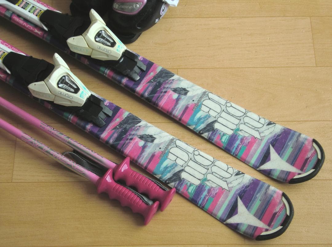 ■■11月限定■送料無料■ATOMIC■子供用スキー4点セット■100/20■■