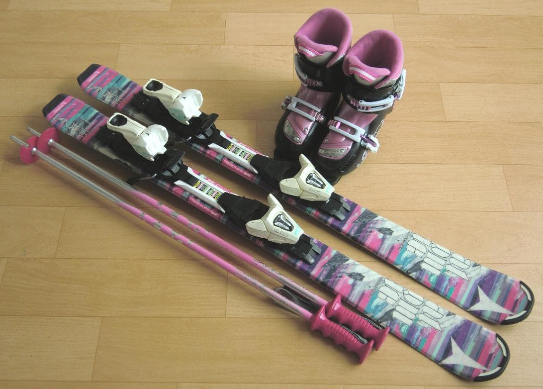 ■■11月限定■送料無料■ATOMIC■子供用スキー4点セット■100/20■■