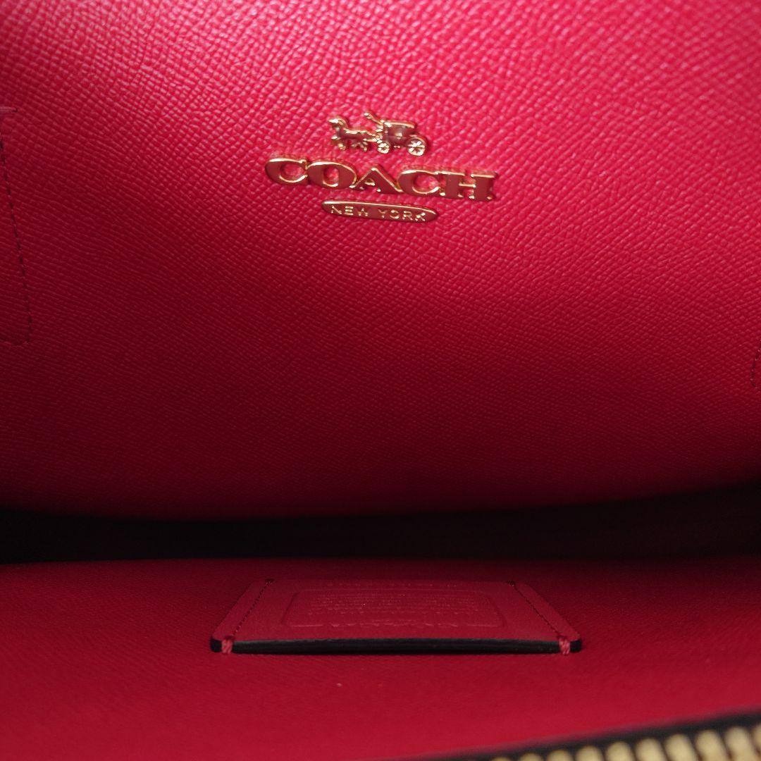 ✨極美品✨COACH 黒 レザー トートショルダーバック通勤 C4078