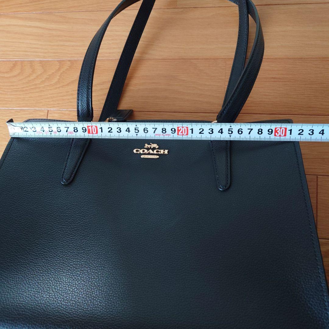 ✨極美品✨COACH 黒 レザー トートショルダーバック通勤 C4078