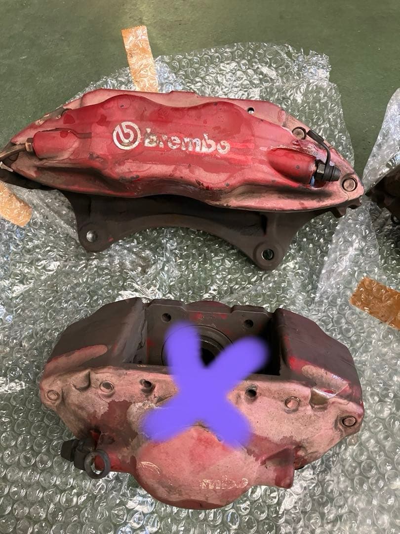 え*き様 brembo ブレーキキャリパー 2個セット 赤