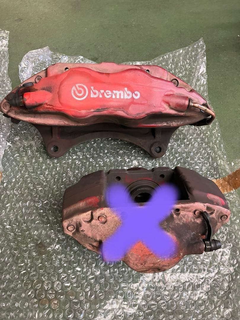 え*き様 brembo ブレーキキャリパー 2個セット 赤