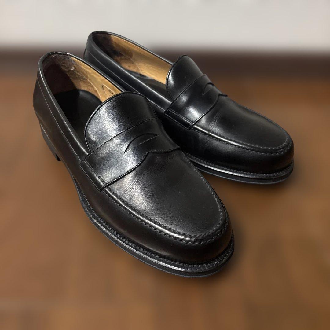 UNITED ARROWS  ローファー イタリア製 ブラック レザー