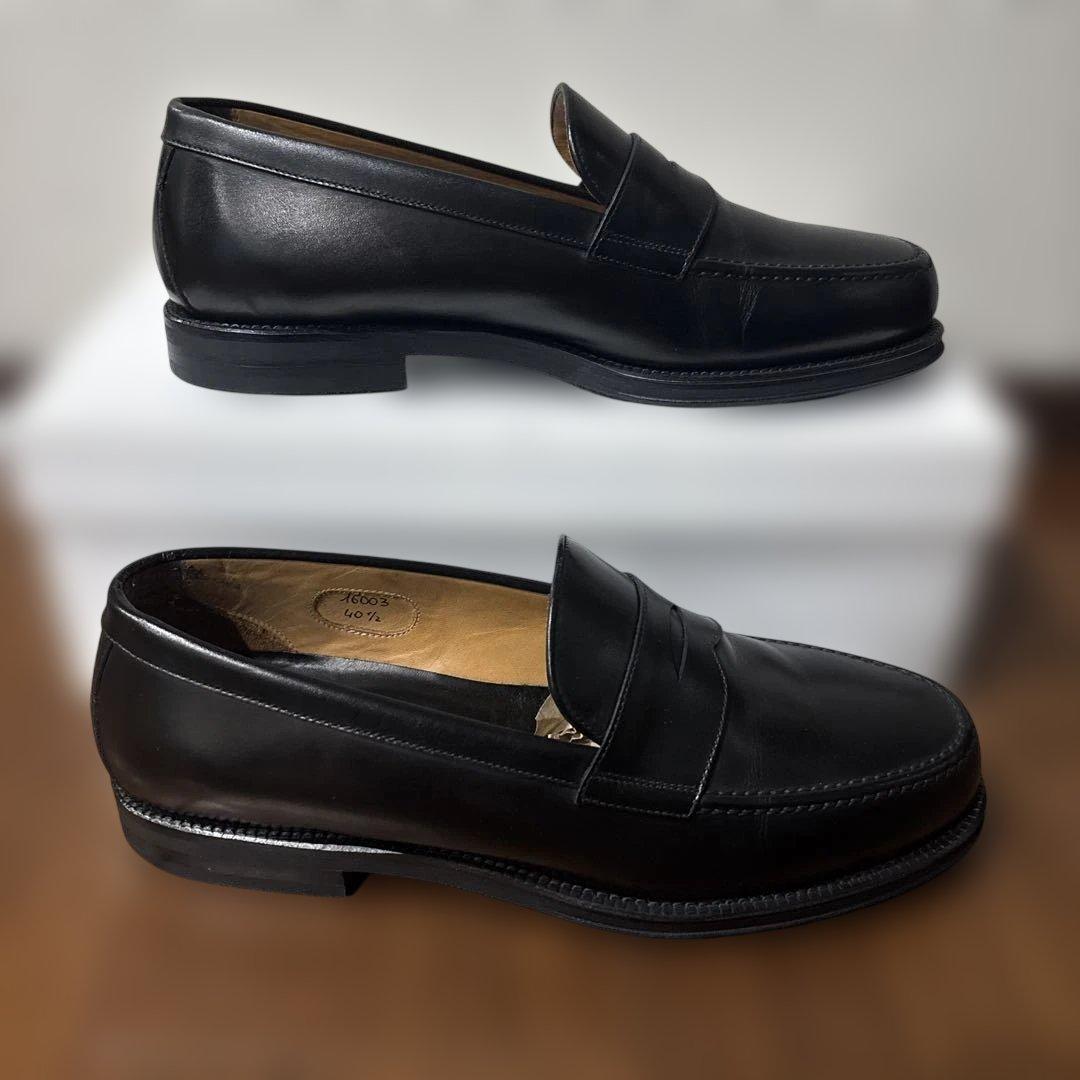 UNITED ARROWS  ローファー イタリア製 ブラック レザー