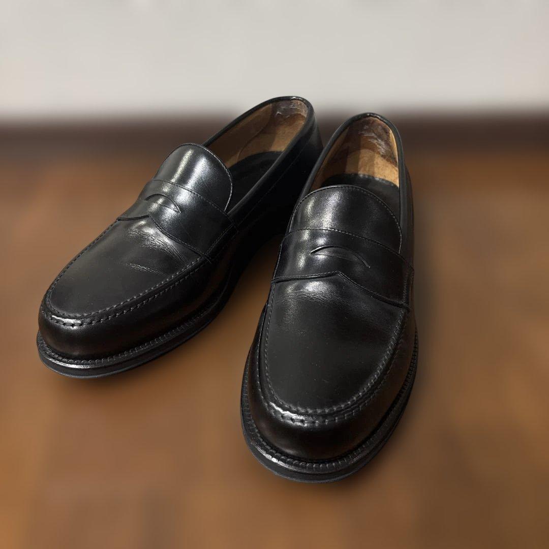 UNITED ARROWS  ローファー イタリア製 ブラック レザー