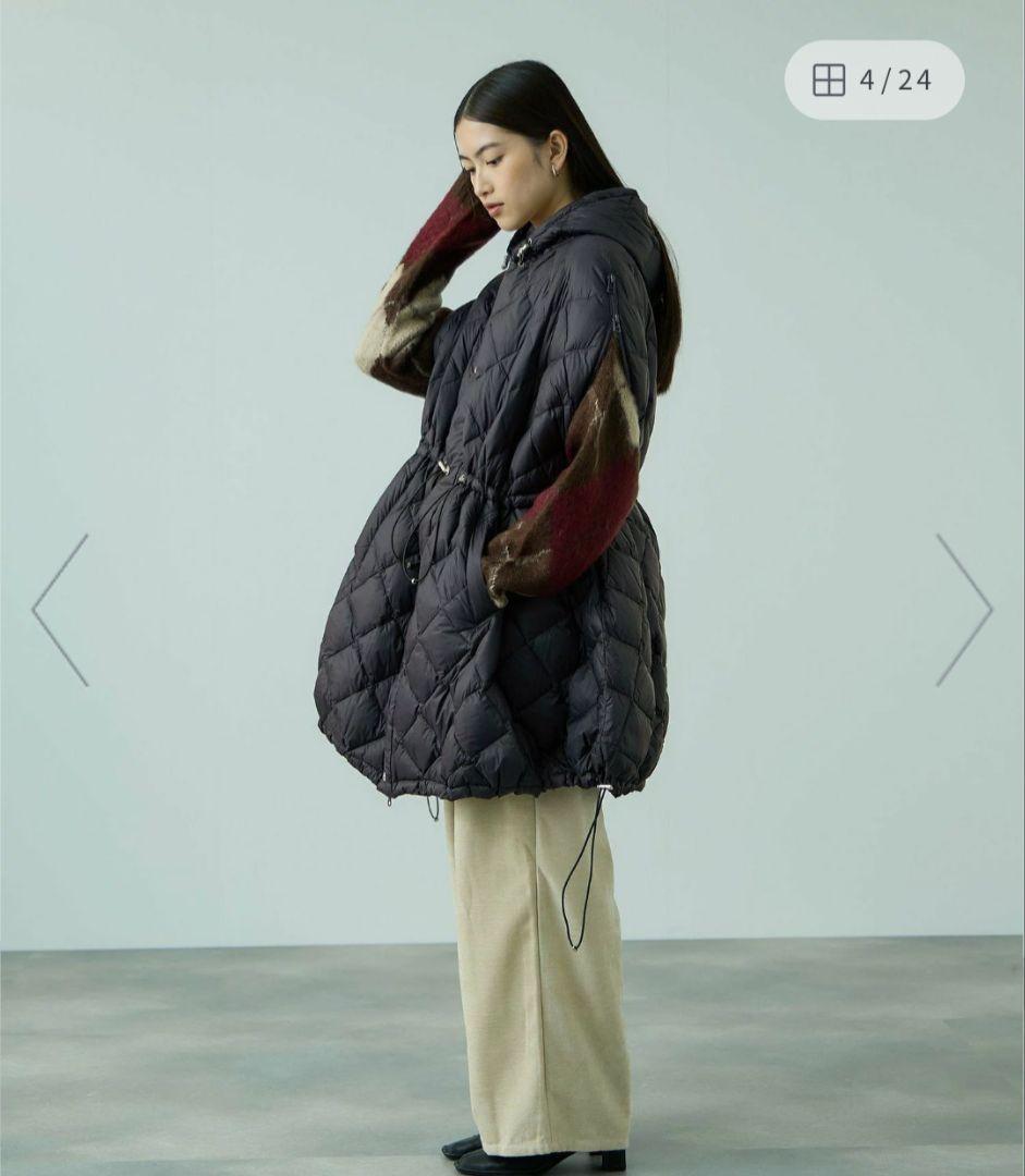 TAION ダウンケープコート≪手洗い可能≫