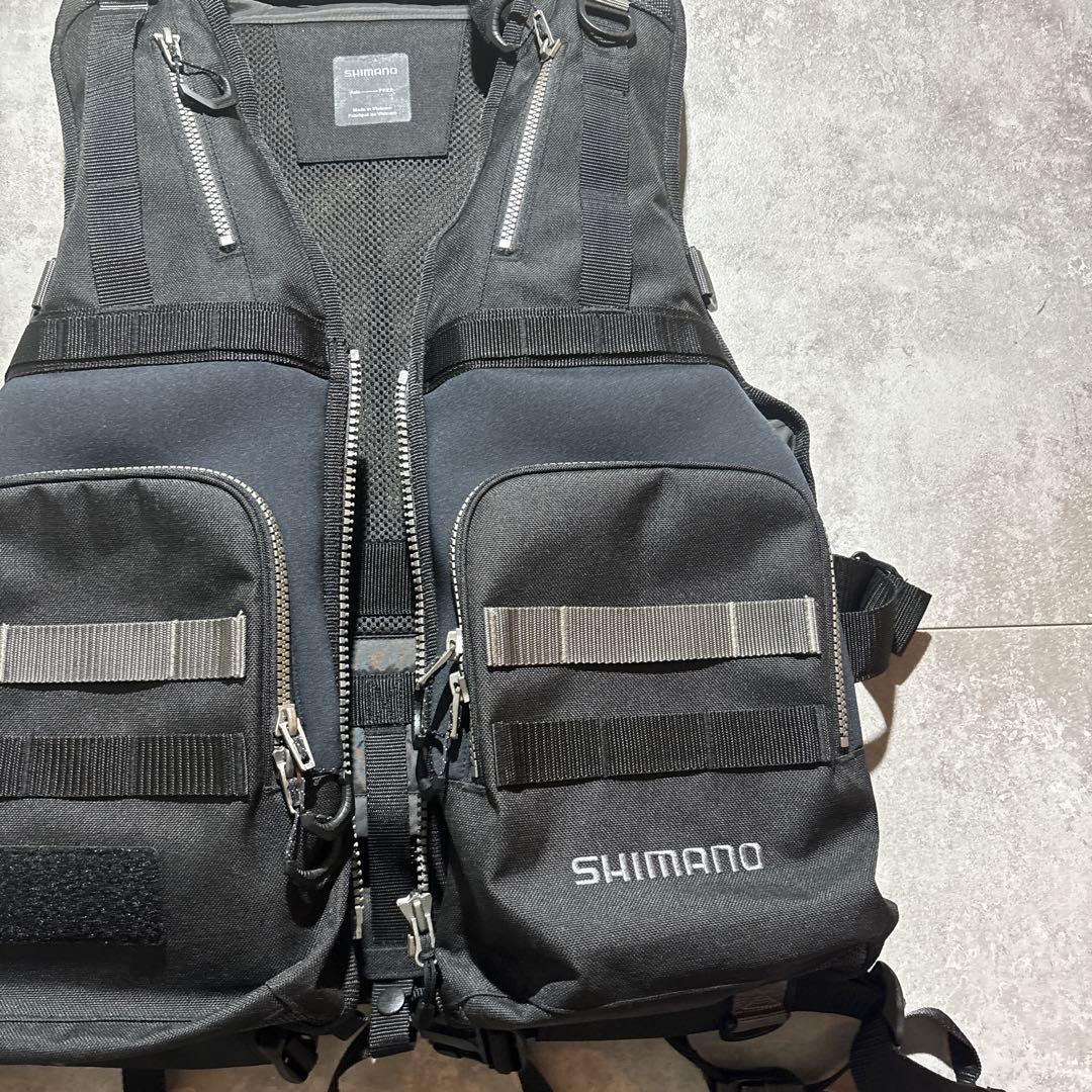 ふ*ー様 SHIMANO ロックショアタフベストVF-229X フローティングベ