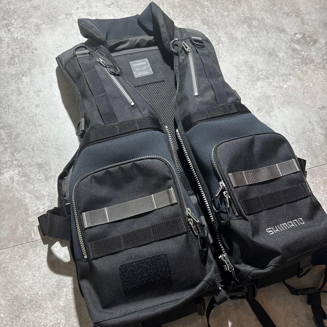 ふ*ー様 SHIMANO ロックショアタフベストVF-229X フローティングベ
