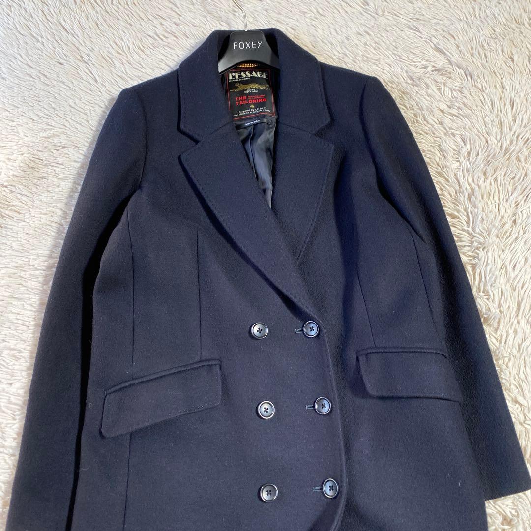 希少♡ジャーナルスタンダードレサージュ ウール ロングダブルチェスターコート