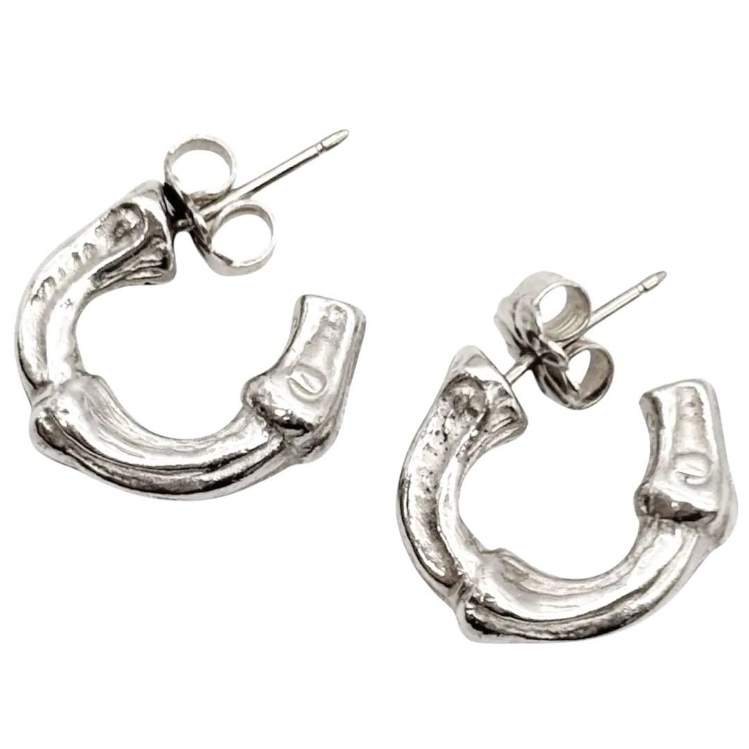 ティファニー バンブーフープピアス 両耳 ピアス シルバー925