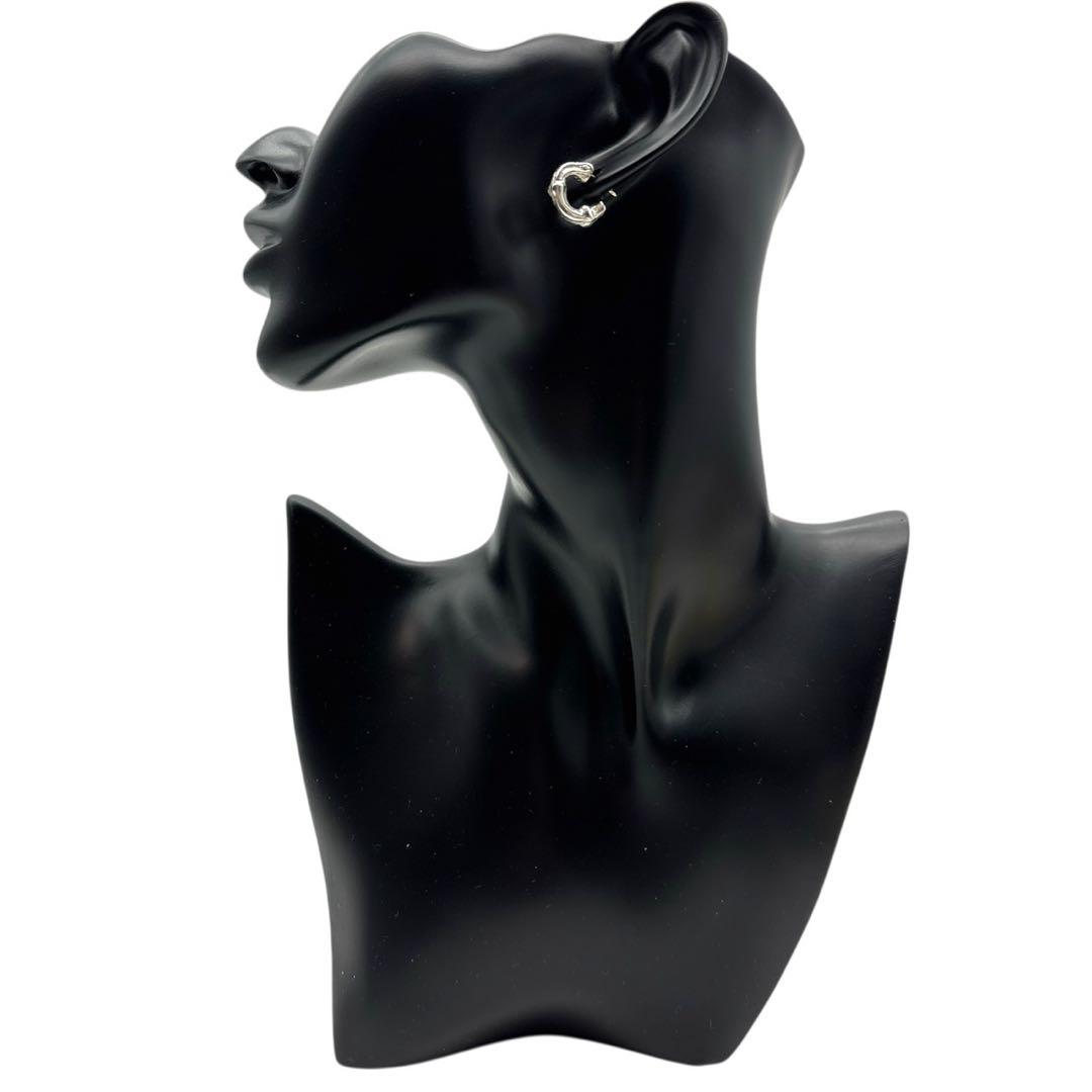 ティファニー バンブーフープピアス 両耳 ピアス シルバー925