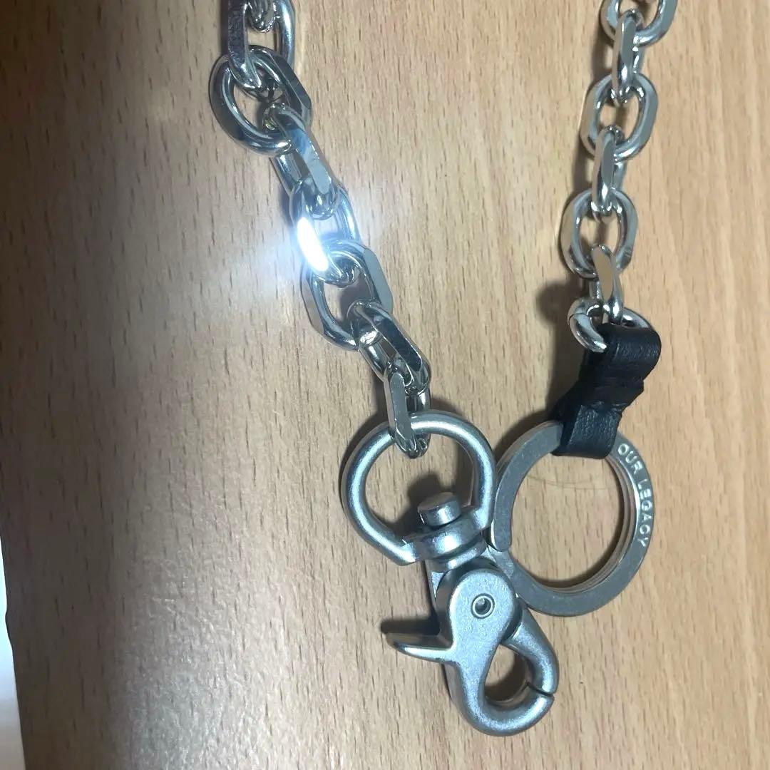 OUR LEGACY アワーレガシーラドンネックレス ウォレットチェーンシルバー