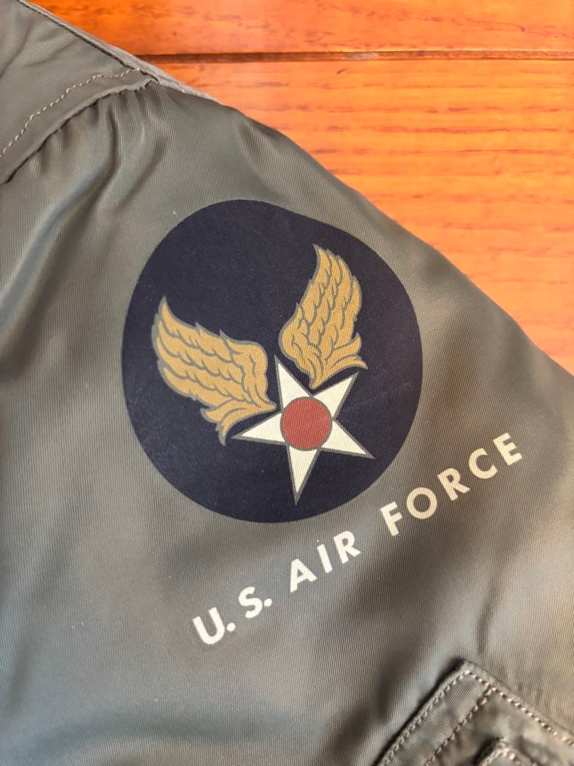 【バズリクソン】 MA-1 フライトジャケット リフレクター&ステンシル 復刻