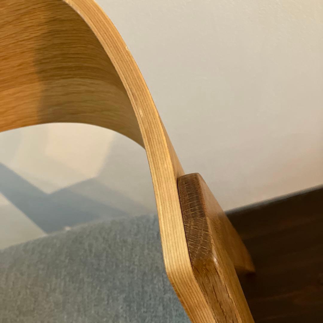 unico ウニコ　ダイニングチェア 木製 グレー布張り①