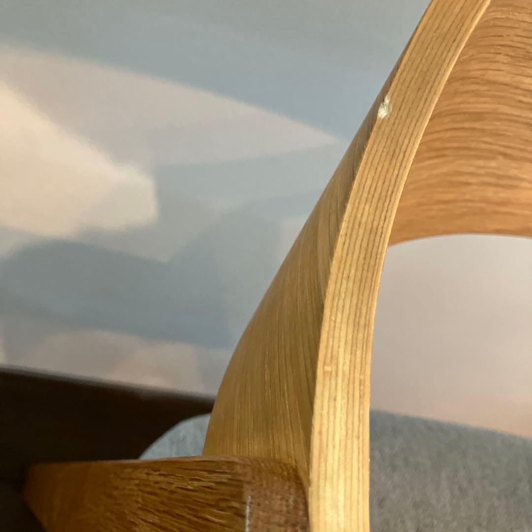 unico ウニコ　ダイニングチェア 木製 グレー布張り①