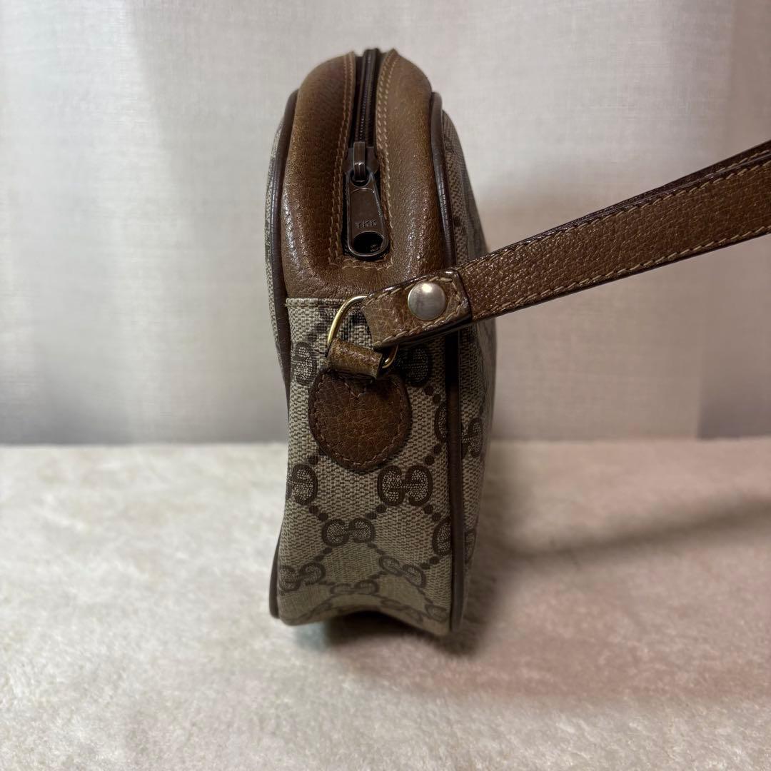 【美品】グッチGUCCI GG柄　セカンドバッグ　シェリーライン