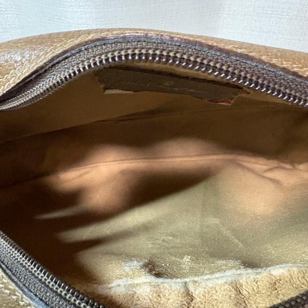 【美品】グッチGUCCI GG柄　セカンドバッグ　シェリーライン