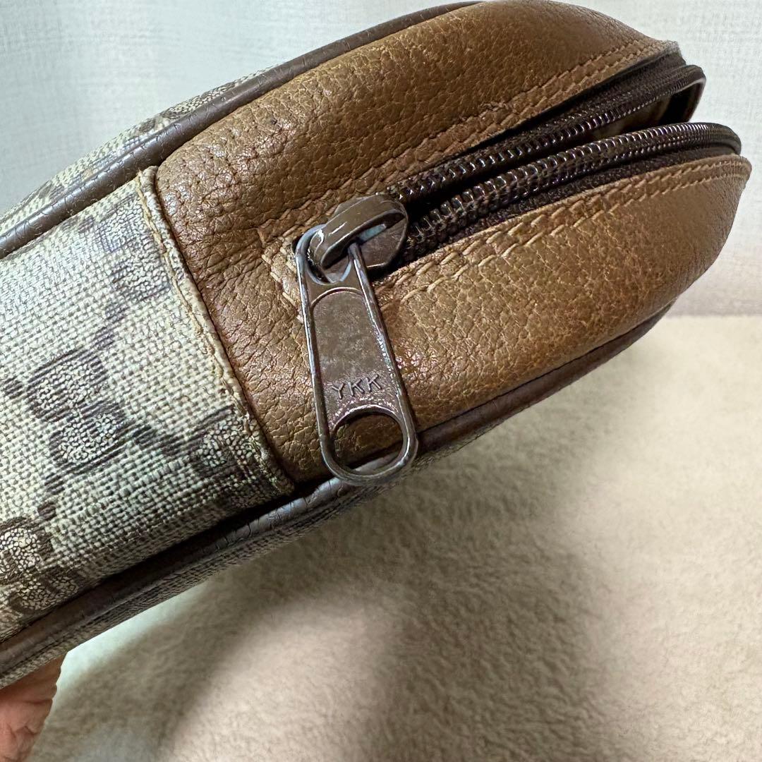 【美品】グッチGUCCI GG柄　セカンドバッグ　シェリーライン