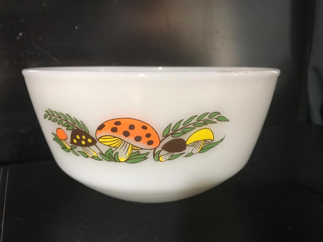 ファイヤーキング　キノコ柄　ミキシングボウル　LL,L,M,Sフルセット（美品）