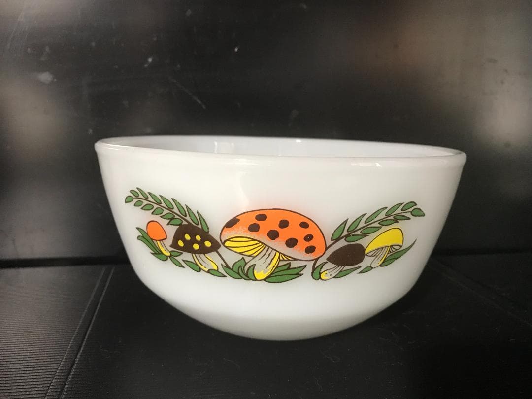 ファイヤーキング　キノコ柄　ミキシングボウル　LL,L,M,Sフルセット（美品）