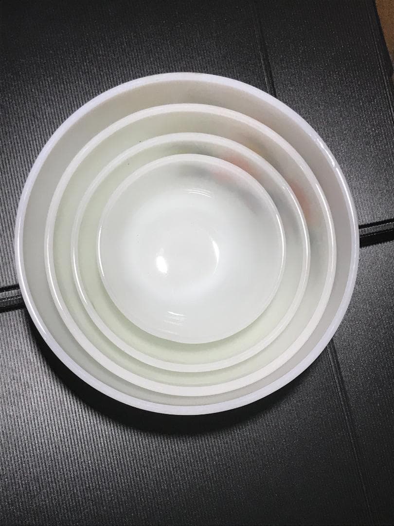 ファイヤーキング　キノコ柄　ミキシングボウル　LL,L,M,Sフルセット（美品）