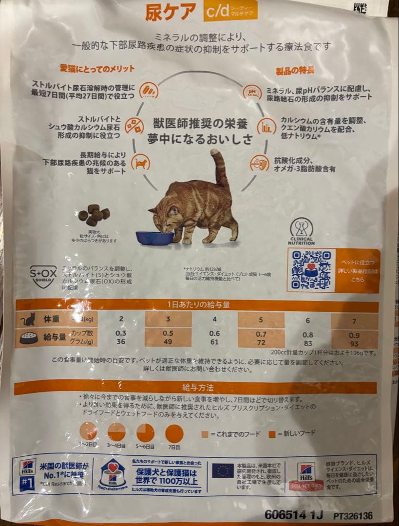 ヒルズ 猫用 c/d マルチケア 尿ケア フィッシュ入り 4kg