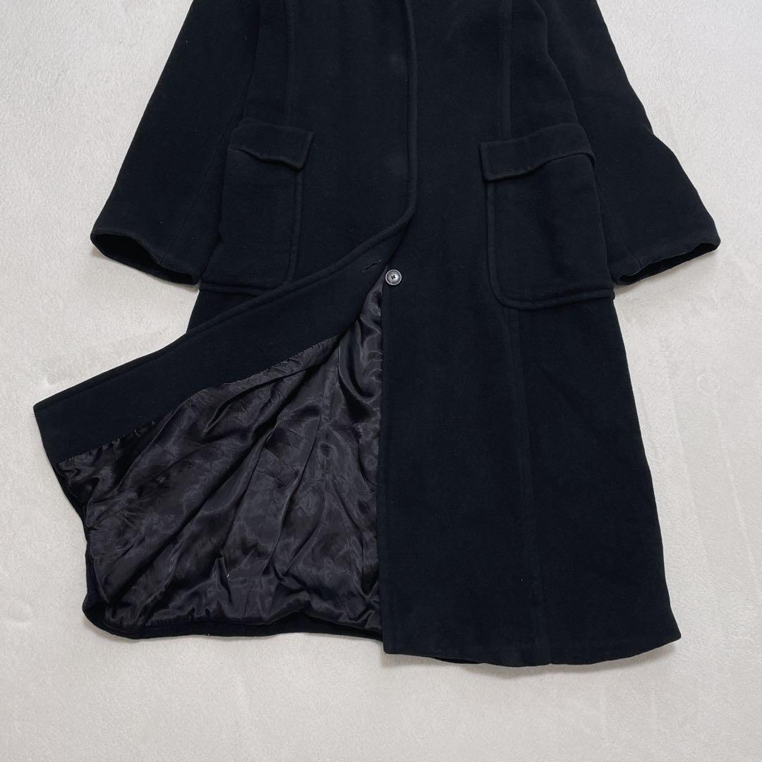 マックスマーラ 46 3L アンゴラ ロングチェスターコート 着丈112cm