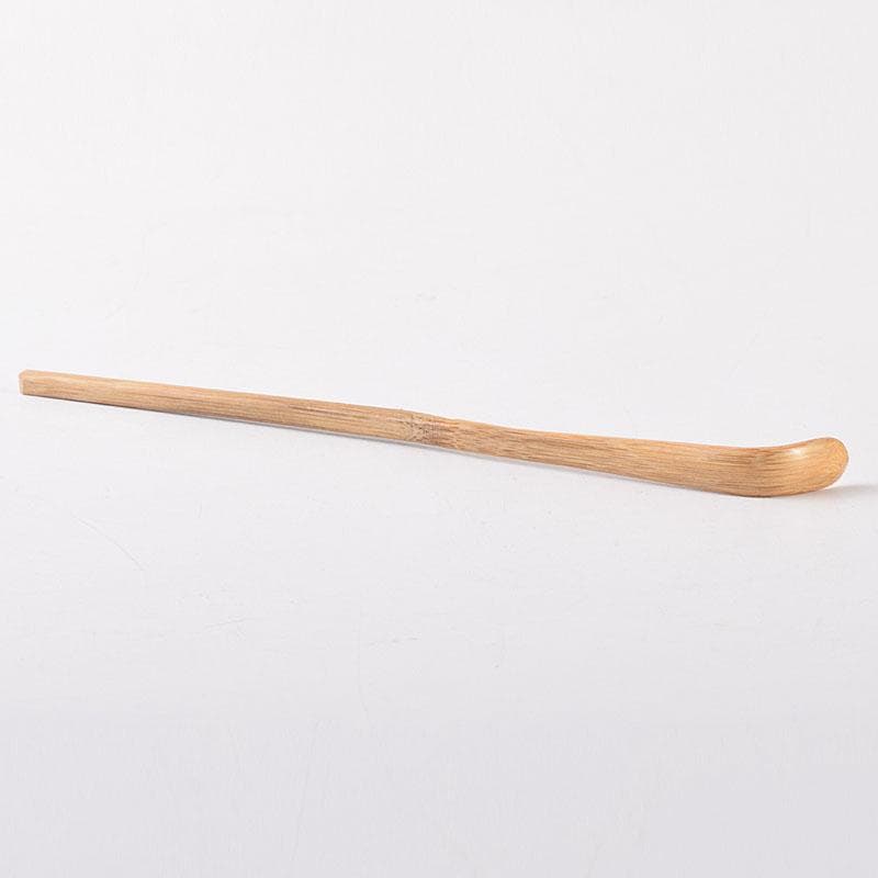 ヒロ　竹高斉作　茶杓　銘「友」　前大徳　須賀玄道書付共筒共箱　V　7268