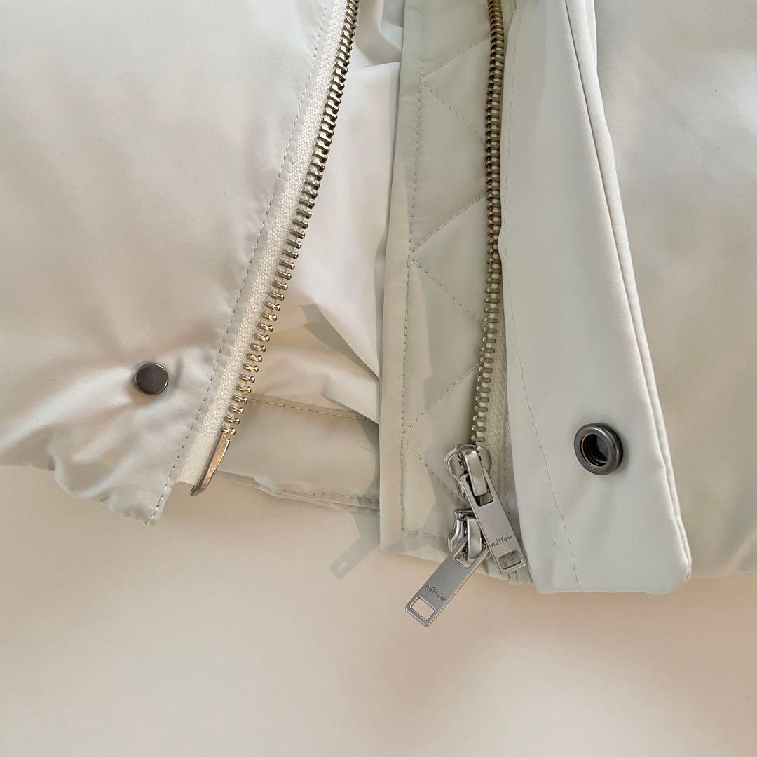 miffew ダウンベスト ホワイト サイズ1