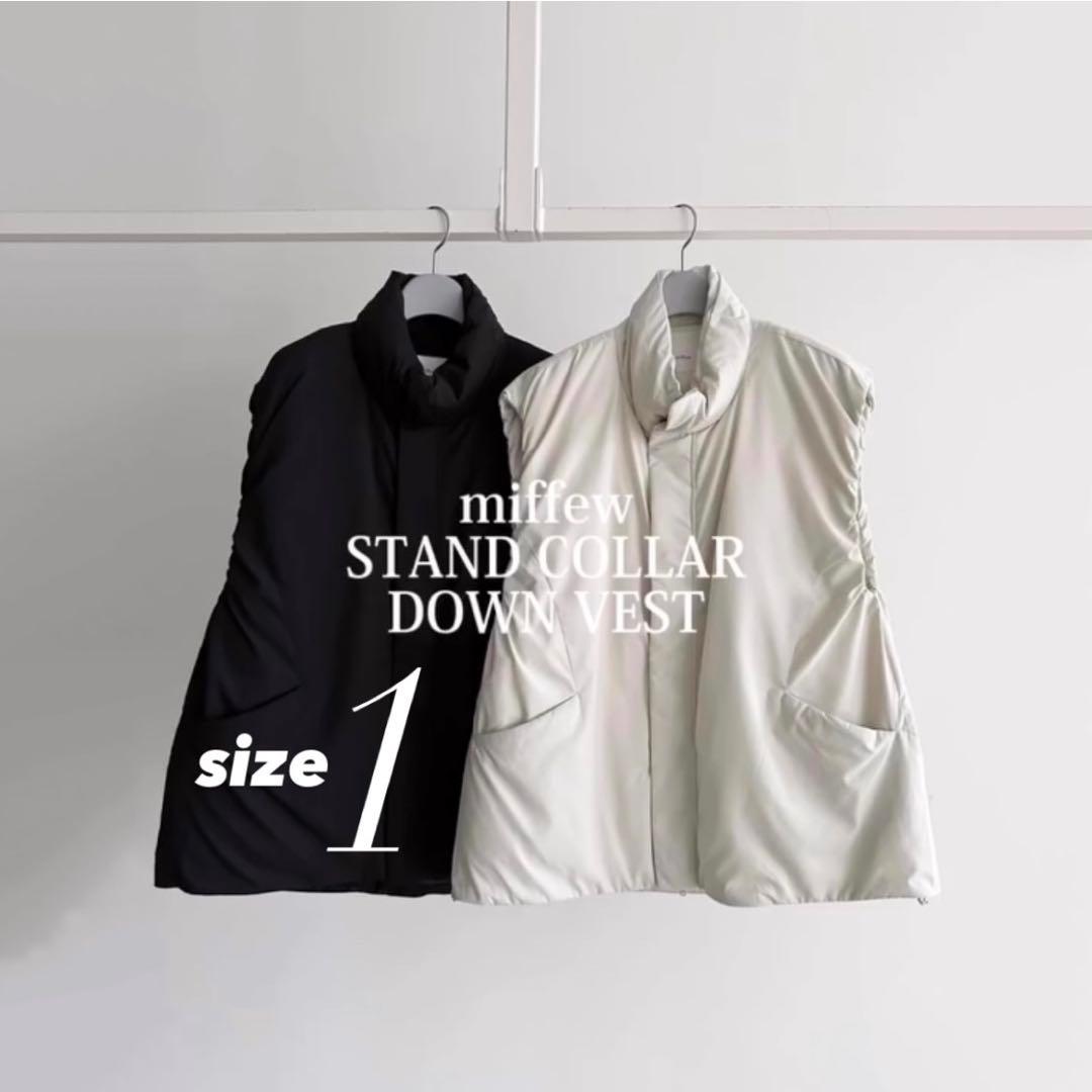 miffew ダウンベスト ホワイト サイズ1