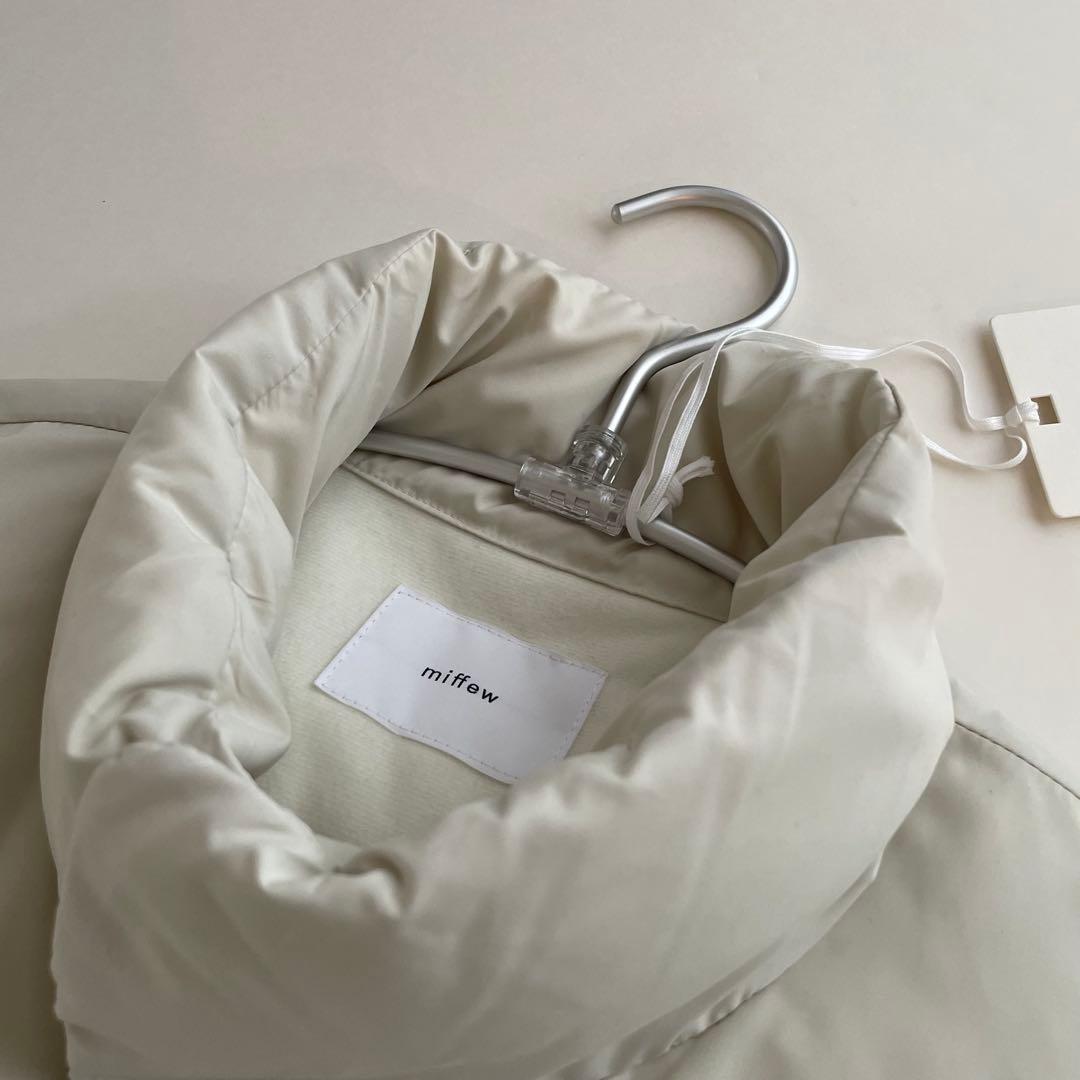 miffew ダウンベスト ホワイト サイズ1