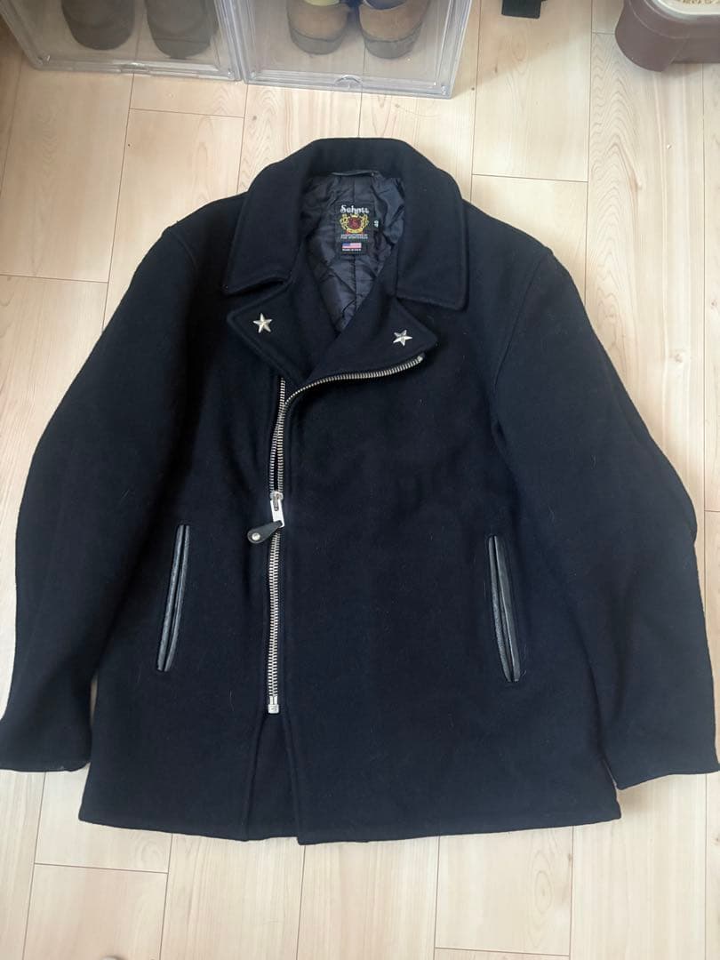 Schott ワンスター　769 メルトン ジップアップ ピーコート