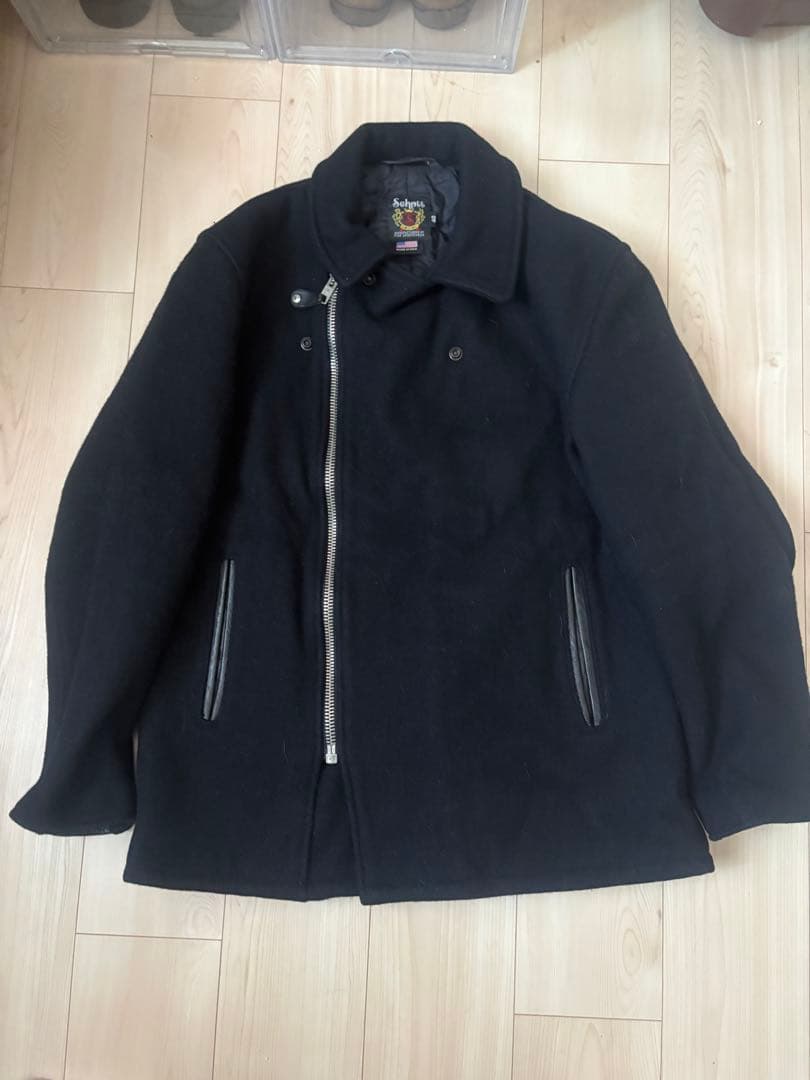 Schott ワンスター　769 メルトン ジップアップ ピーコート