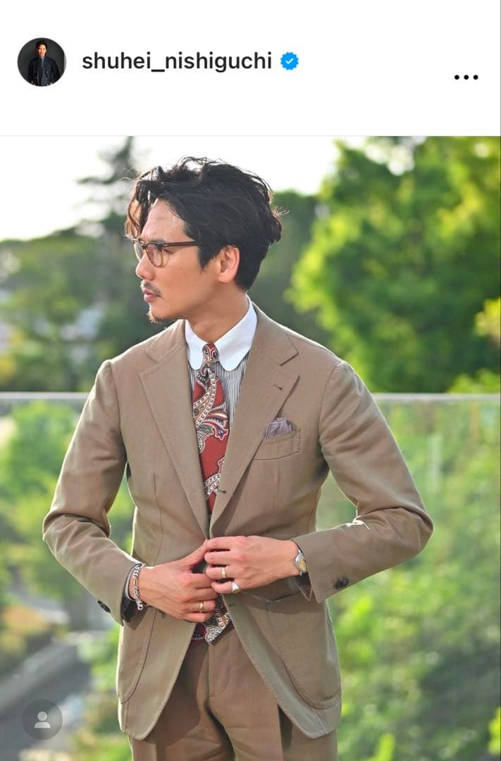 Holliday&Brown × BEAMS F ペイズリー柄ネクタイ