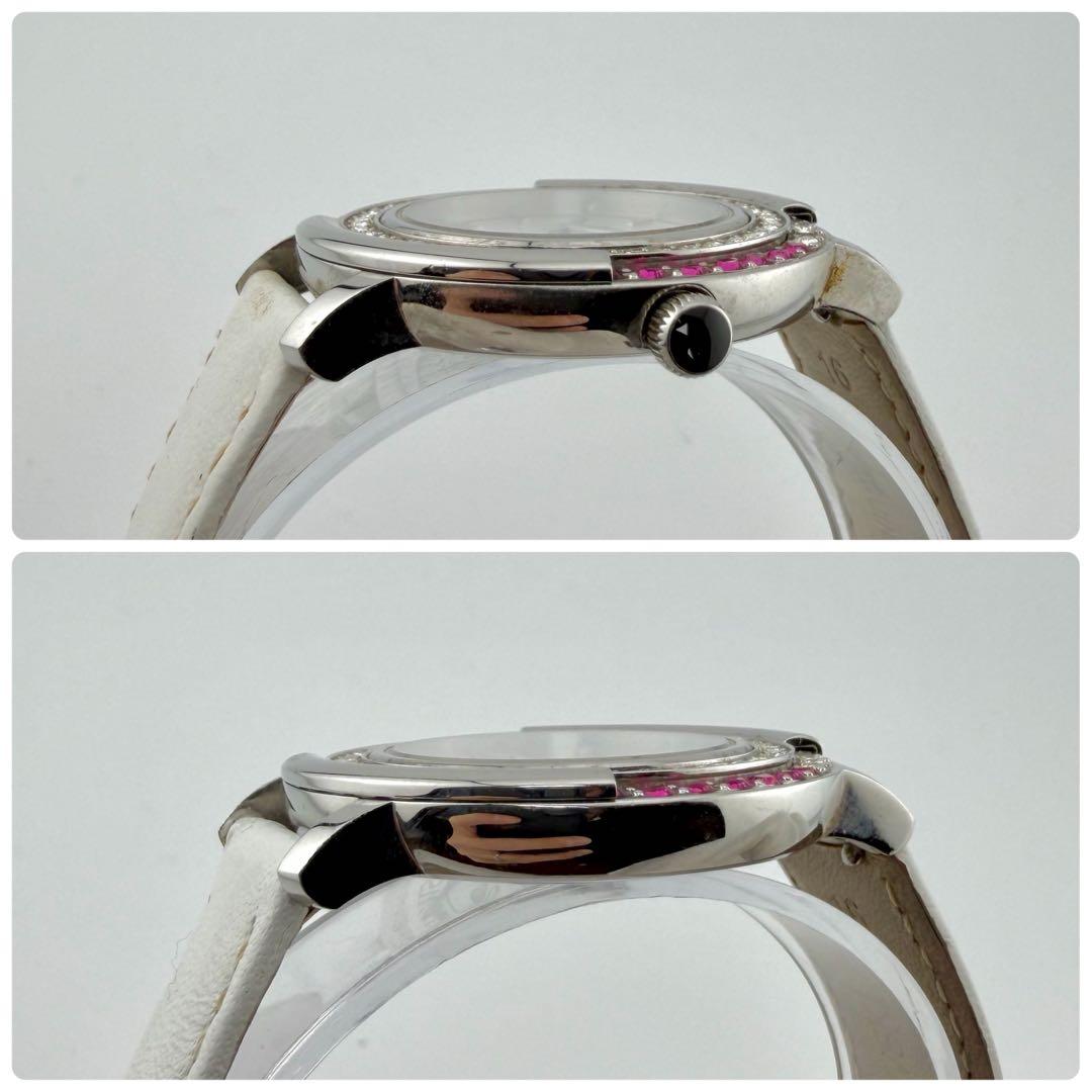 【希少/稼働】Swarovski スワロフスキー 腕時計 ストーン ベゼル