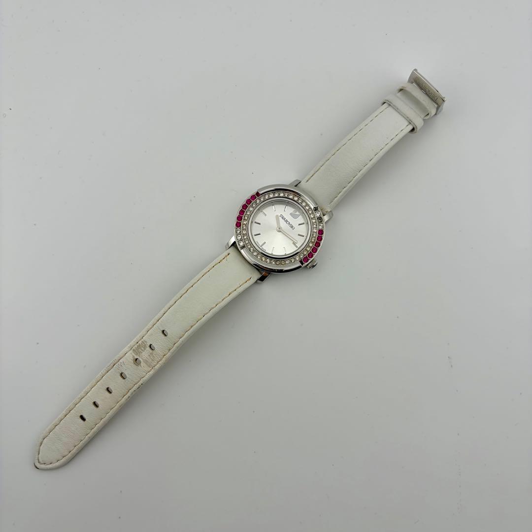 【希少/稼働】Swarovski スワロフスキー 腕時計 ストーン ベゼル