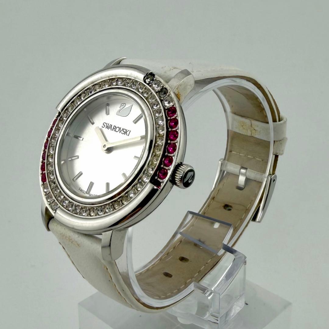 【希少/稼働】Swarovski スワロフスキー 腕時計 ストーン ベゼル