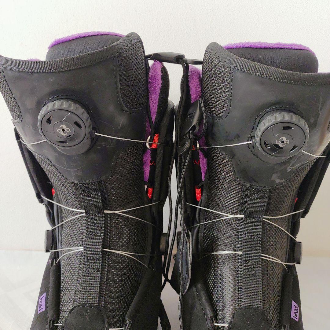 【美品】　HEAD two BOA 25㎝　スノーボードブーツ　レディース