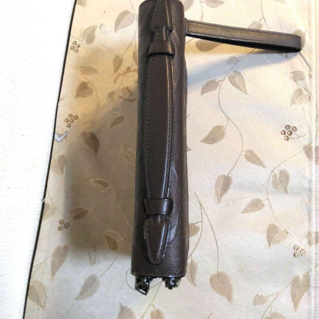 ✨最終お値下げ✨極美品　コーチメンズダークブラウン レザー バッグ