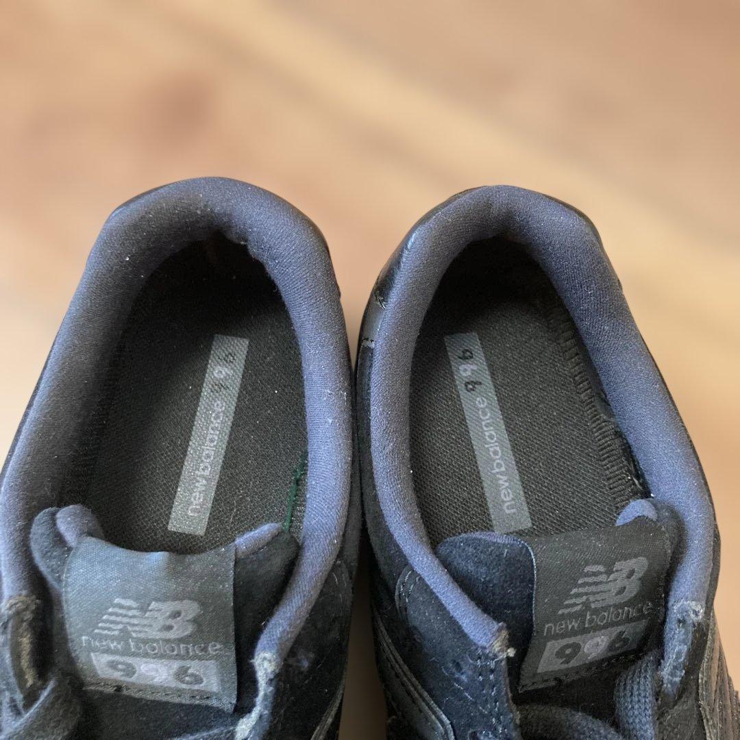 ニューバランス　オールブラック996 24.5センチ　美品